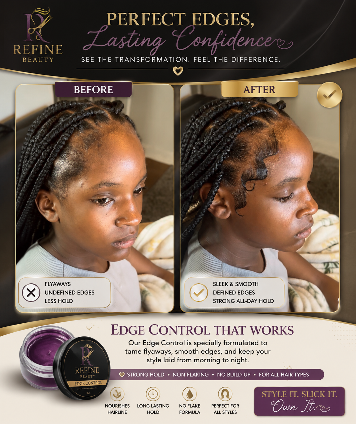 Refine Beauty Edge Control